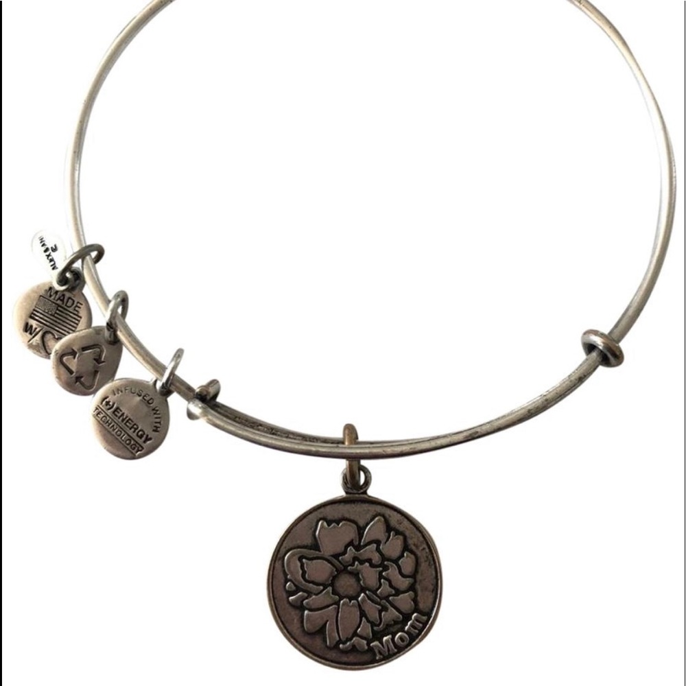 SOLD - Alex and Ani Mom charm bracelet